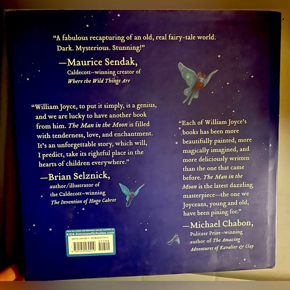 Like New The Man in the Moon hardback book by William Joyce